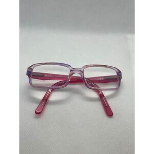 Ray-Ban Rectangular Eyeglasses Purple Pink Two Tone Frames RB1520